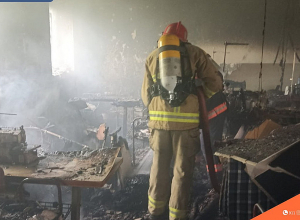 Հրդեհի ահազանգ Գյումրի քաղաքի Խմելնիցկու փողոցում