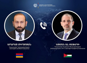 Արարատ Միրզոյանը հեռախոսազրույց է ունեցել Հորդանանի ԱԳ նախարարի հետ