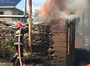 Հրդեհ Աբովյան քաղաքում