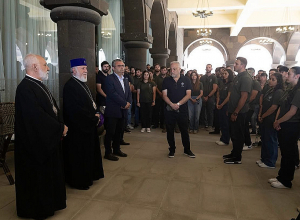 Կաթողիկոսն ընդունել է ՀՅԴ երիտասարդական և ուսանողական 12-րդ Համահայկական բանակումի մասնակիցներին