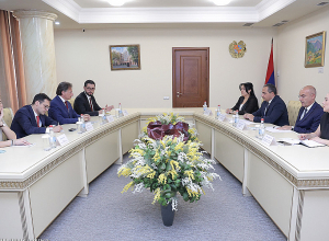 Քննչական կոմիտեի նախագահ Արթուր Պողոսյանն ընդունել է Իտալիայի դեսպանին