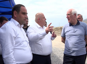 Նախագահն այցելել է Իրան Հայաստան բարձրավոլտ էլեկտրահաղորդման գծի ենթակայան