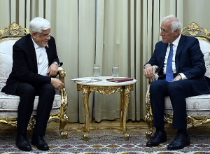 Նախագահը  հանդիպում է ունեցել Իրանի Իսլամական Հանրապետության փոխնախագահ Մոհամմադ Ռեզա Արեֆի հետ