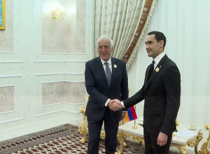 Վահագն Խաչատուրյանը հանդիպել է Թուրքմենստանի նախագահին