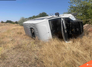 Նկատվում է ծուխ, կան տուժածներ․ ՃՏՊ Գյումրի-Մարմաշեն ավտոճանապարհին