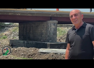 Բյուջեի միջոցներով հիմնանորոգվում է Արմավիրի մարզի Ծաղկունք և Ծիածան գյուղերը միացնող կամուրջը