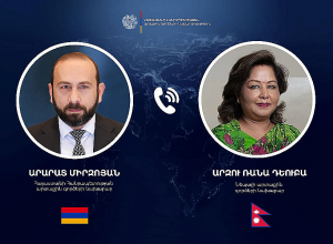 Արարատ Միրզոյանը Նեպալի ԱԳ նախարարին ներկայացրել է Վաշինգտոնում  ձեռք բերված համաձայնությունների մանրամասները