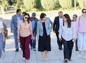 Ժաննա Անդրեասյանը Հայոց ցեղասպանության հուշահամալիրում ծանոթացել է իրականացվող հիմնանորոգման աշխատանքների ընթացքին