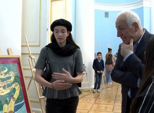 Նախագահի նստավայրում հյուրընկալվել էին պատանի ստեղծագործողներ