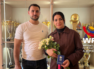 Հռիփսիմե Խուրշուդյանին միջազգային կարգի մրցավարական վկայական է հանձնվել