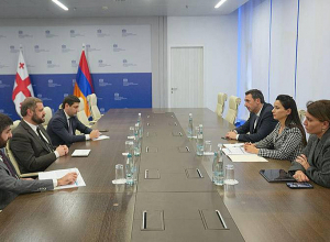 Գևորգ Պապոյանը հանդիպում է ունեցել Վրաստանի էկոնոմիկայի և կայուն զարգացման նախարարի հետ