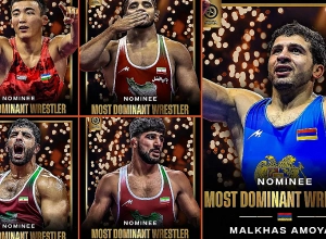 Մալխաս Ամոյանը նոմինացվել է UWW-ի «Տարվա լավագույն հունահռոմեական ըմբիշ» անվանակարգում