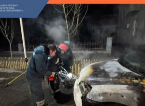 Կանխվել է ավտոմեքենայի ամբողջական այրումը