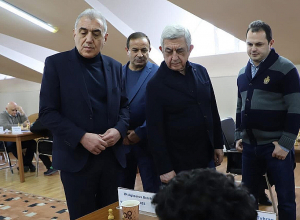 Սերժ Սարգսյանն այցելել է Հայաստանի շախմատի ակադեմիա, հետևել է Անդրանիկ Մարգարյանի 16-րդ հուշամրցաշարի ընթացքին