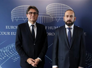 Արարատ Միրզոյանը հանդիպում է ունեցել Եվրոպայի խորհրդի մարդու իրավունքների եվրոպական դատարանի նախագահի հետ