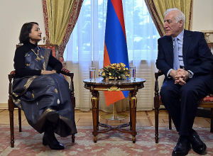 Վահագն Խաչատուրյանն ընդունել է Հայաստանում Հնդկաստանի դեսպանին