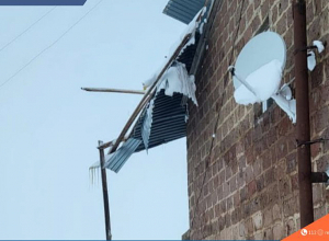 Քամու հետևանքով վնասվել են տանիքներ