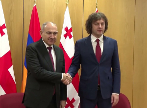 Փաշինյանը առանձնազրույց է ունեցել Վրաստանի վարչապետ Իրակլի Կոբախիձեի հետ