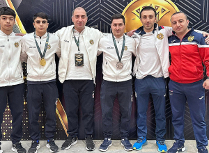 Մարմնամարզիկ Համլետ Մանուկյանը՝ Կահիրեում ընթացող աշխարհի գավաթի խաղարկության ոսկե մեդալակիր