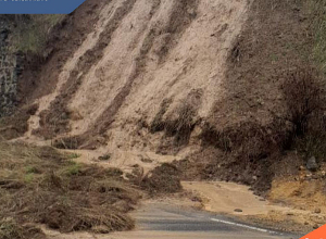 Աղվերան-Արզական ավտոճանապարհին տեղի է ունեցել հողազանգվածի սահք