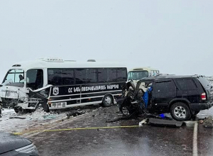 Քուչակ-Ապարան ճանապարհին միմյանց են բախվել ՆԳՆ ոստիկանության գվարդիայի «Հոնդա» ավտոբուսը և «Նիսսան» -ը․ կա զոհ և 12 տուժած