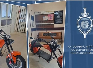 Գիշերային շրջայցի ընթացքում բացահայտվել է մոպեդի գողություն