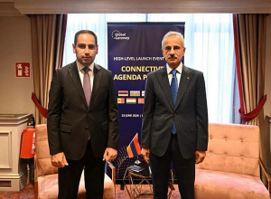 Դավիթ Խուդաթյանը հանդիպում է ունեցել Թուրքիայի տրանսպորտի ու ենթակառուցվածքների նախարարի հետ