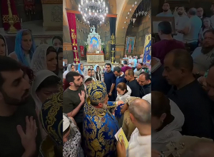 Փաշինյանը Երեւանի Զորավոր Սուրբ Աստվածածին եկեղեցում մասնակցել է պատարագի