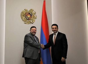 Ալեն Սիմոնյանն ընդունել է ՀՀ-ում ԱՄՆ գործերի ժամանակավոր հավատարմատար Դեյվիդ Ալենին