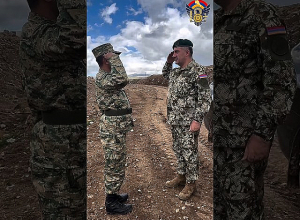 ԳՇ պետն այցելել է բանակային դիրքեր