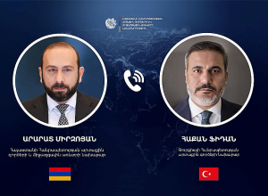 Արարատ Միրզոյանը հեռախոսազրույց է ունեցել Հաքան Ֆիդանի հետ